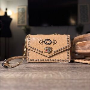 Crossbody Purse with Studded Accents